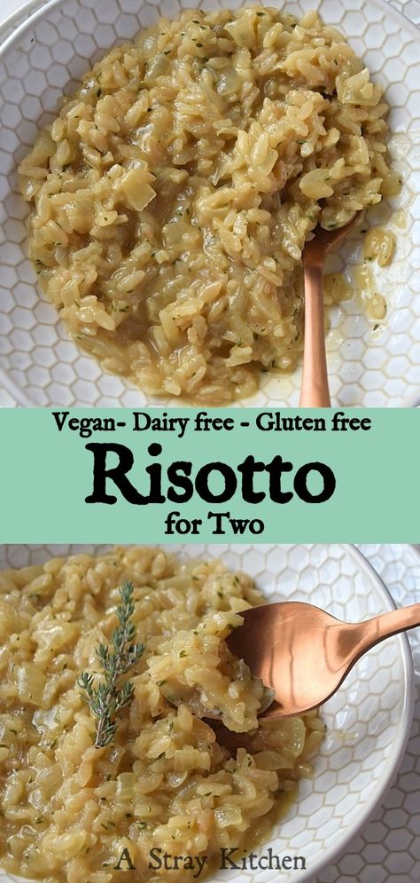 Gluten Free Risotto is flavorful and comforting. A little time and stirring  and you have a wonderful and hearty meal.  #risotto #glutenfreedinner Gf Risotto, Gluten Free Recipes Videos, Gluten Free Orzo, Gluten Free Recipes For Lunch, Gluten Free Recipes For Kids, Low Carb Gluten Free Recipes, How To Make Risotto, Gluten Free Sides Dishes, Gluten Free Recipes For Breakfast