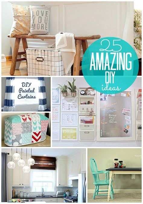 25 amazing diy ideas. Some really great ideas here! Painted Curtains, Dekor Diy, Diy Picture, Amazing Diy, Décor Diy, Crafty Diy, Diy Hacks, Great Ideas, Diy Projects To Try