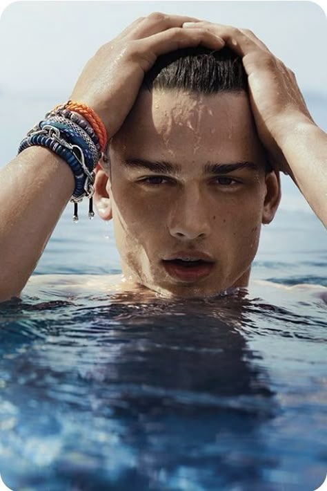 Simon Nessman, Pool Poses, Lake Photoshoot, Pool Photography, Mens Photoshoot Poses, Portrait Photography Men, Men Photoshoot, Man Photography, Beach Photography Poses