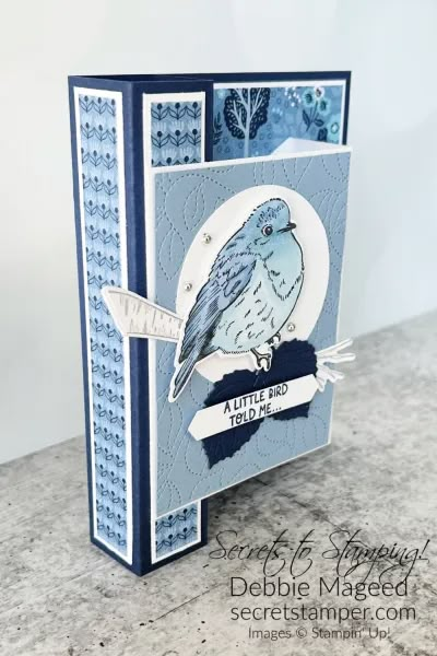 Perched In A Tree Cards, Tower Cards, Cards With Trees, Gate Fold Cards, Mixed Up Crafts, Perched In A Tree, Tower Card, Dimensional Cards, Cards With Birds