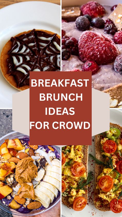 Looking for easy and delicious breakfast brunch ideas for a crowd? From savory egg dishes to sweet pastries, we've got the best recipes to impress your guests! Perfect for family gatherings, holiday mornings, or weekend get-togethers. These crowd-pleasing brunch ideas are simple to make, satisfying, and guaranteed to delight everyone at the table. #BrunchForACrowd #EasyBrunchIdeas #BreakfastRecipes #CrowdPleasingMeals #BrunchInspiration Healthy Breakfast Buffet Ideas, Cold Breakfast Ideas For A Crowd, Healthy Breakfast Buffet, Cold Breakfast Ideas, Breakfast Buffet Ideas, Brunch Breakfast Ideas, Cold Breakfast, Breakfast Sandwiches Frozen, Popular Breakfast Recipes