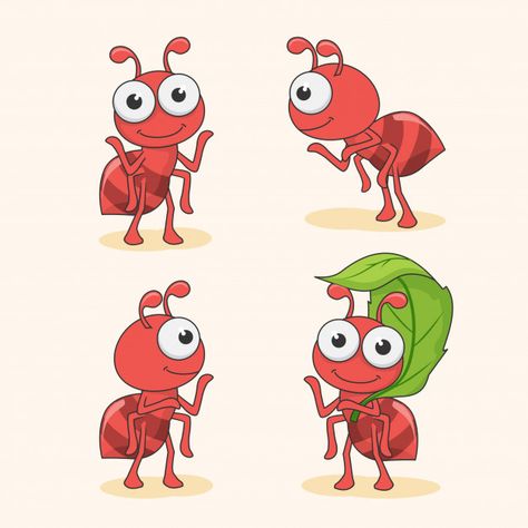 Ant cartoon cute insect animals Premium ... | Premium Vector #Freepik #vector #baby Ant Cartoon Drawing, Cartoon Ants, Ant Cartoon, Makeup For Summer, Create This Book, Wallpapers Cartoon, Simple Character, Text Tattoo, Love Lily