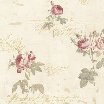 Vintage Rose Wallpaper, Vintage Porch, Metallic Gold Color, Vinyl Rolls, Gold Wallpaper, Rose Wallpaper, White Furniture, Background Vintage, Accent Wallpaper