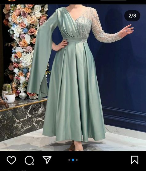 Dress Payet, Prom Dresses Long Sleeves, Occasion Dresses Evening, Long Dres, Green Evening Gowns, Red Lace Prom Dress, Dresses Long Sleeves, Muslim Evening Dresses, Fashion Show Dresses