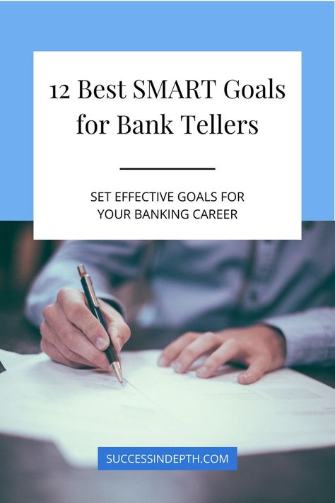 Learn valuable SMART goals tailored specifically to bank tellers. Reach your desired goals and develop professionally today. Smart Goals Examples, Interviewing Tips, Goals Examples, Goal Examples, Bank Teller, Smart Goals, Learning And Development, Interview Tips, Career Goals