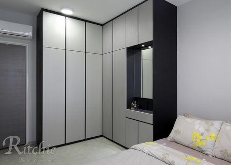 L Shape Wardrobe Design With Dressing Table, L Cupboard Design, L Shaped Bedroom Cupboards, L Shape Wardrobe With Dresser, L Shape Corner Wardrobe Design, L Shape Corner Wardrobe, Wardrobe With Dresser Designs, L Shaped Closet Designs With Doors, L Shape Wardrobe Design Bedroom Modern With Dressing Table