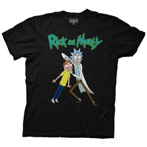 Rick And Morty Merch, Morty Smith, The Rick, Rick Y Morty, Eyes Open, Black Cartoon, Disney Stars, Rick And Morty, Branded T Shirts