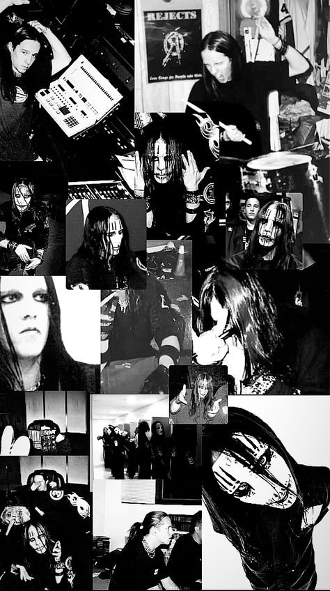 Joey Jordison Lockscreen, Murderdolls Wallpaper, Joey Jordison Wallpaper, Slipknot Wallpapers, Arte Heavy Metal, Slipknot Band, Joey Jordison, Goth Core, Heavy Metal Art