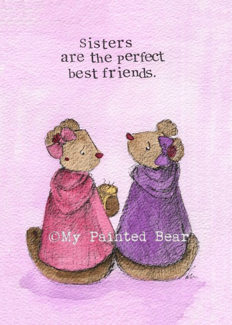 Bear Quotes Cute, Brother Bear Quotes, My Painted Bear Quotes, Bear Hug Quotes, God Won’t Give You More Than You Can Bear, Painted Bear, Rose Hill Designs, Birthday Email, Watercolour Drawings