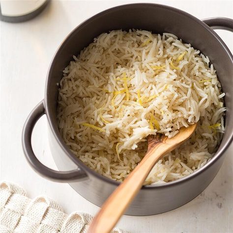 Lemon Basmati Rice, Grain Dishes, Best Rice Recipe, Basmati Rice Recipes, Lucky Food, Cooking With Ground Beef, Mexican Rice Recipes, Rice Side, Arroz Frito