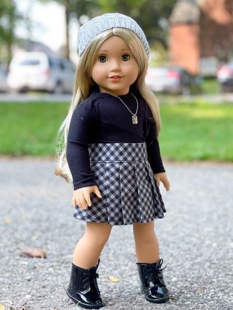 American Girl Doll Clothes, American Girl Dolls, American Girl Julie, Our Generation Doll Clothes, American Girl Doll Julie, American Girl Doll Sets, Custom American Girl Dolls, American Girl Doll Hairstyles, American Girl Doll House