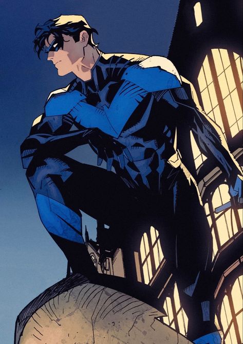 Nightwing Art, Nighwing, Night Wing, Dan Mora, Dc Batgirl, Sneaky Link, Supernatural Powers, Gotham Knights, Arte Dc Comics