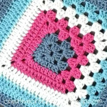 Crochet Borders For Blankets, Bantal Sofa, Crochet Granny Square Blanket, Crochet Blocks, Crochet Granny Square, Haken Baby, Crochet Patterns Free Blanket, Granny Square Blanket, Crochet Square Patterns