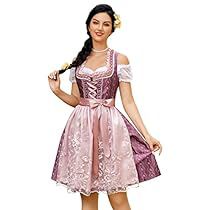 Oktoberfest Costume Women, Dirndl Dress Traditional, German Dirndl Dress, Dirndl Dress Oktoberfest, German Dress Dirndl, Oktoberfest Shirt, Oktoberfest Costume, Pink Apron, Fair Outfits