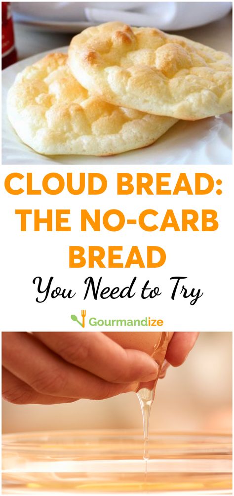 This light, airy bread contains no carbohydrates or gluten and will make all bread-lovers' hearts beat fast! Diy Low Carb Bread, No Carbohydrates Meals, Low Glycemic Bread, No Carb Bread, What Is Healthy Eating, Keto Eating, Lowest Carb Bread Recipe, Low Glycemic Foods, Recipes Bread