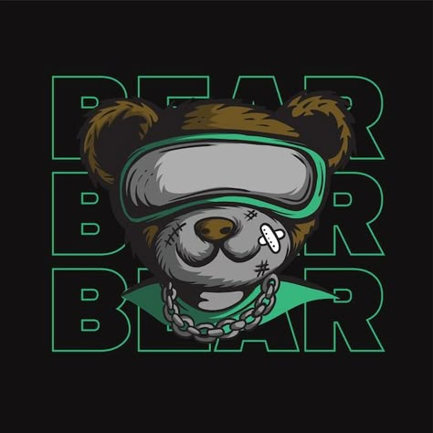 Bear Graphic Design Illustration, T Shirt Printing Design Ideas, Bear T Shirt Design, Vintage Graphic Design Shirt, Tshirt Print Ideas Graphic Tees Shirt Designs, Shirt Print Design Graphic Tees, T Shirt Graphic Design Ideas, Graphic T-shirt Design, T Shirt Art Design