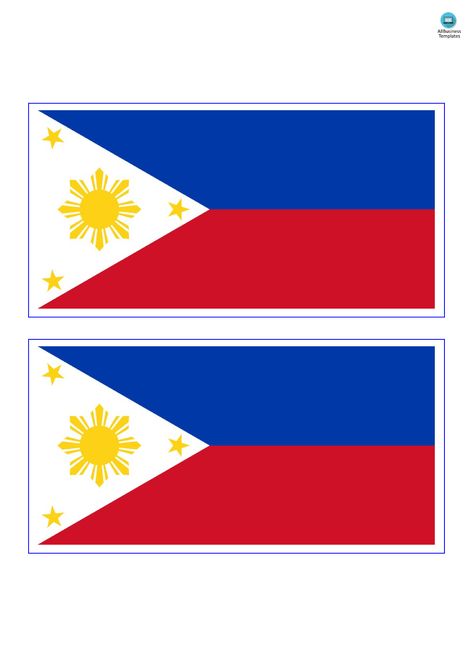 Are you looking for a quick and easy solution to showcase your Philippine pride? Download our ready-to-print Philippines flag template which is perfect for any occasion where you want to proudly display your country's flag. Philippine Flag Printable Back To Back, American Flag Template, Flag Of Mexico, Gb Flag, Philippines Flag, Florida Flag, Flag Printable, Flag Template, Different Flags