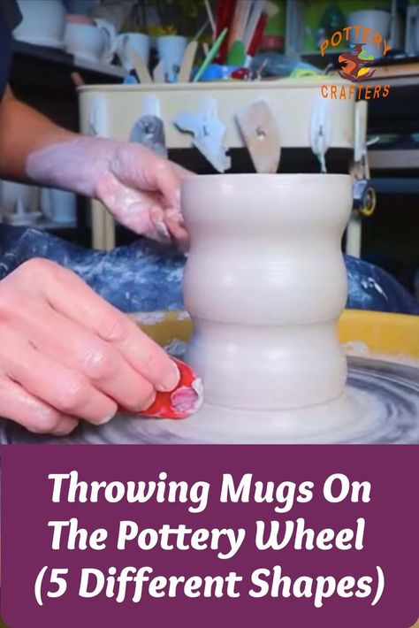 Mug Shapes, Simple Pottery, Make For Beginners, Pottery Wheel, Different Shapes, Ceramic Art, Wheel, Mug, Ceramics