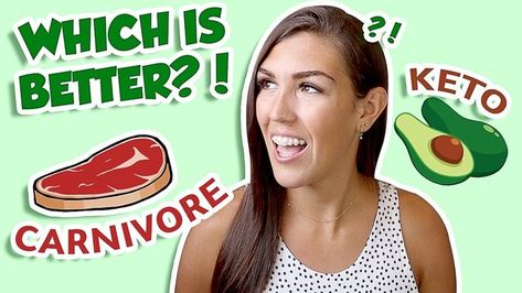 "Let's compare the keto vs carnivore diet... How are these diets different and how are they the same? Is one always better than the other or does it depend on your goals? Watch to find out whether the keto diet or carnivore diet is better for you!" ~Health Coach Kait Carnivore Diet, Health Coach, Ketogenic Diet, Keto Diet, Snack Recipes, Low Carb, Medicine, How To Find Out, Nutrition