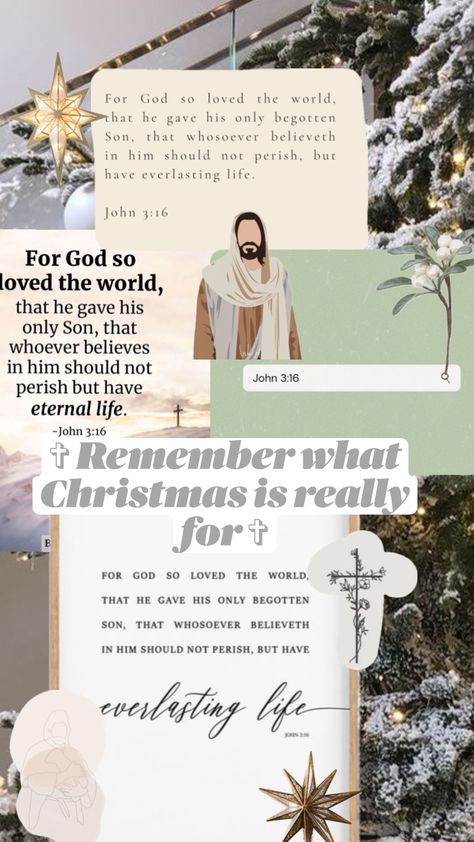 #christmas #christain #john316 #aesthetic #jesuslovesyou John 3 16 Christmas, Christmas Jesus Wallpaper Aesthetic, Christmas Lockscreen Christian, Bible Quotes Christmas, Cute Christmas Lockscreens, God Christmas Wallpaper, Aesthetic Christian Christmas Wallpaper, Jesus Wallpaper Christmas, Christmas God Wallpaper