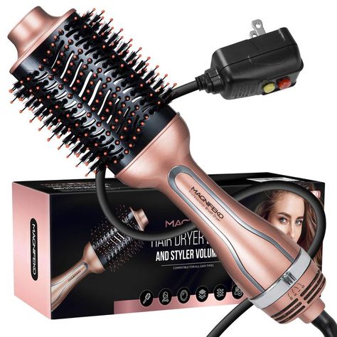 Hair Styling Tools Kit with a professional One Step hot air brush and Volumizer blowout brush with dryer, designed to deliver gorgeous volume and impeccable shine in a single step.! Hairdryer Brush, Brush Blow Dryer, Blowout Brush, Hair Dryer Styler, Blow Dryer Brush, Hot Air Brush, Dryer Brush, Blow Dry Brush, Hair Dryer Brush