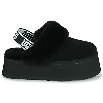 UGG - Chaussons UGG  W FUNKETTE  Noir. Fur Slides, Slide Slipper, Slippers, Sandals