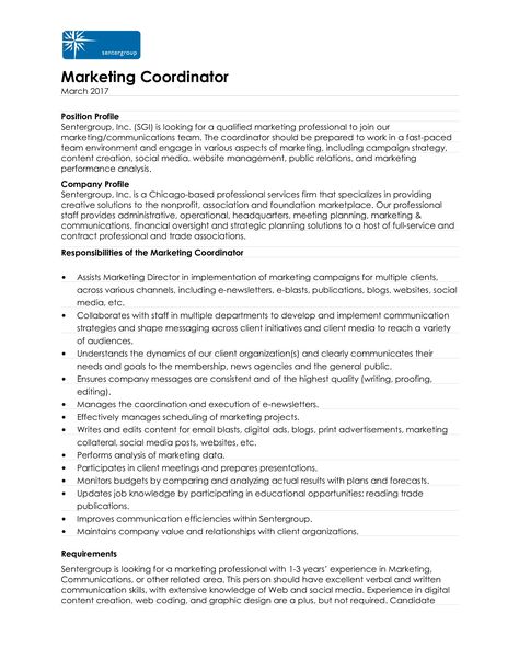 Sample Marketing Coordinator Resume - How to draft a Marketing Coordinator Resume? Download this Sample Marketing Coordinator Resume template now! Event Coordinator Resume, Mtss Coordinator, Digital Marketing Resume Fresher, Transaction Coordinator Real Estates, Marketing Manager Resume, Retail Resume Examples, Sales Resume Examples, Social Marketing Strategy, Marketing Coordinator