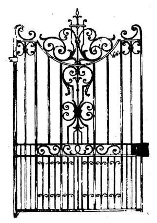 Iron Gate Tattoo, Wrought Iron Tattoo, Tattoo Signage, Gates Tattoo, Gothic Fence, Ornate Gate, Gate Tattoo, Gothic Gate, Vibrant Tattoos