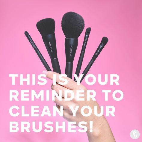 🌟 Friendly Reminder: It’s Brush Cleaning Day! 🌟 Hey beauty enthusiasts! Just popping in with a little nudge to give your makeup brushes some TLC today. Keeping your brushes clean not only helps them perform better but also keeps your skin happy by reducing the chance of irritation and breakouts. 🌸✨ Why not make it easy with Mary Kay Brush Cleaner? It’s perfect for a quick clean between applications: 1. Spray the cleaner directly onto the brush hairs. 2. Gently wipe the brush on a clean tis... Mary Kay Brushes, Mary Kay Marketing, Mary Kay Business, Brush Cleaning, Cleaning Day, Online Job, Facebook Post, Friendly Reminder, Mary Kay