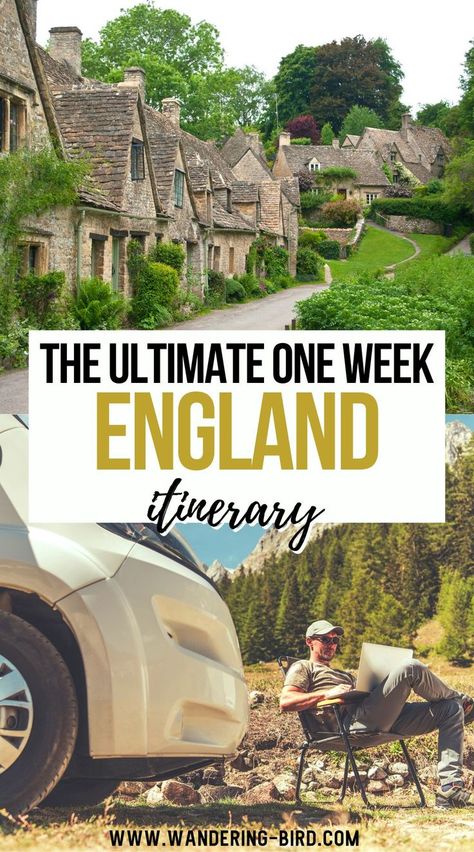 The Ultimate One Week England Itinerary Week In England, England Road Trip Itinerary, Uk Road Trip, England Itinerary, England Road Trip, England Countryside, United Kingdom Travel, Family Travel Destinations, England And Scotland