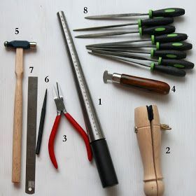 Essential basic silversmithing tools for ring making Silversmithing Jewelry, Making Rings, Silver Smithing, Spoon Crafts, Wire Jewellery, Silver Clay, Buying Gold, Jewerly Making, Ring Making