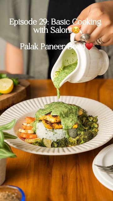 Paneer Bowl Recipes, Paneer Rice Bowl, Saloni Kukreja, Paneer Rice, Broccoli Carrot, Haldi Powder, Making Rice, Carrot Zucchini, Desi Khana