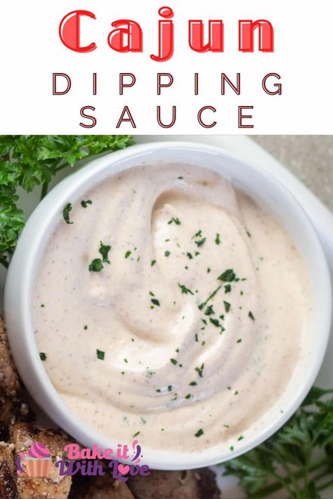 Cajun Dipping Sauce Recipe, Cajun Dipping Sauce, Gator Bites, Fish Dipping Sauce, Seafood Dipping Sauce, Creamy Dipping Sauce, Dipping Sauces For Chicken, Fries Chicken, Wing Sauce Recipes