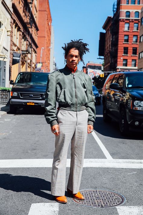 Luca Sabbat Fashion, Asap Rocky Fashion, Culture Collage, Jewelry Streetwear, Luka Sabbat, New York Fashion Week Men, Rockstar Chic, Dread Styles, Grown Ish