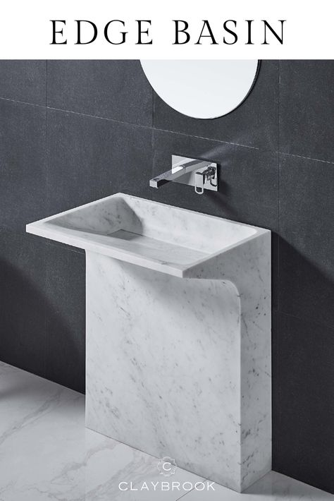 Wash Basin Ideas, Washbasin Ideas, Basin Ideas, Wash Basin Cabinet, Washbasin Design, Concrete Sink, Washroom Design, Basin Design, Wall Mounted Basins