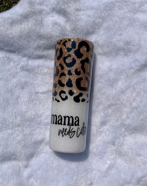 Glitter Epoxy Tumbler, Cheetah Tumbler, Mama Needs Coffee, Rhinestone Cups, Homeowner Gift, Epoxy Tumbler, New Homeowner Gift, Glitter Tumblers, Drinks Tumbler