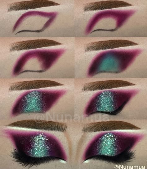 Dragon Makeup, Maquillage Yeux Cut Crease, Drag Make-up, Eye Makeup Images, Makeup Pictorial, Makeup Steps, Makeup Tutorial Eyeshadow, Eye Makeup Pictures, Drag Makeup