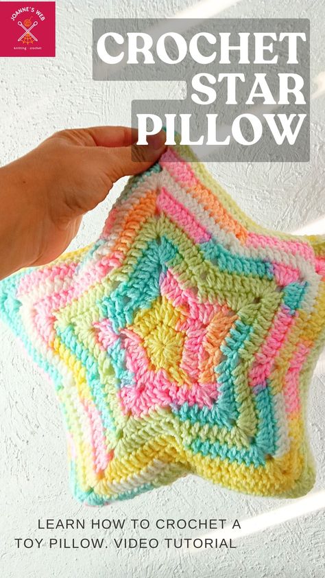 Crochet, crochet Star, crochet Star pillow, crochet plush, crochet toy, Crochet Two Pieces, Crochet Star Pillow, Crochet Pillow Tutorial, Crochet Star Pattern, Crochet Star Patterns, Crochet Pillow Patterns Free, Star Pillow, Crochet Star, Crochet Cozy