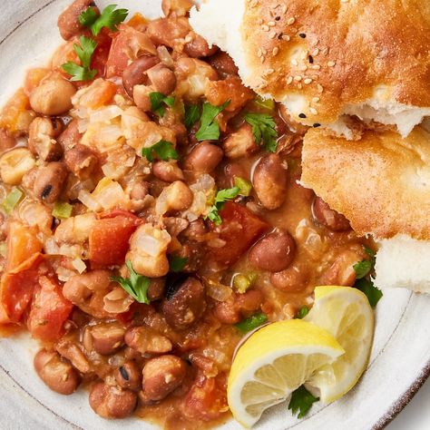 Ful Medames Recipe, Ful Medames, Egyptian Food, Bean Stew, Fava Beans, Crushed Garlic, Garlic Paste, Breakfast Options, Red Lentil