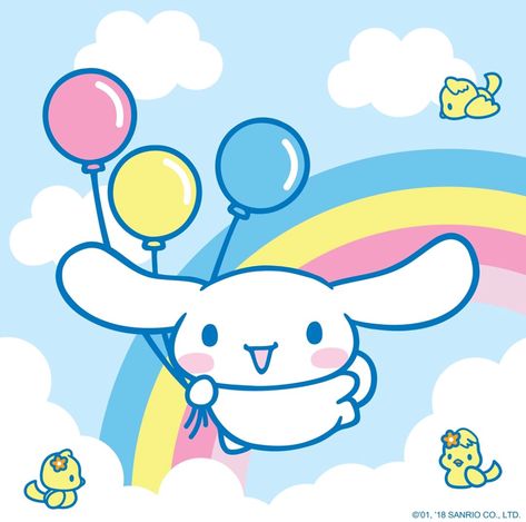 Cinnamoroll Can Fly Through The Air By Flapping His Ears Martyrs' Day, Sanrio Danshi, Best Bedding, Kawaii Christmas, Hello Kitty Birthday, Hello Kitty Pictures, Little Twin Stars, Hello Kitty Wallpaper, Sanrio Characters