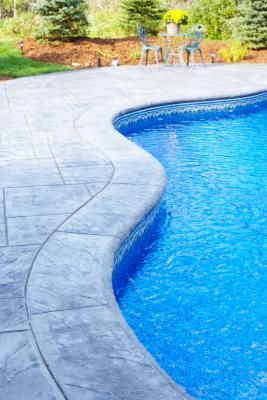 Freshen up the look of your old pool just in time for summer with a new coat of paint. Painting your pool with rubber or epoxy paint is a time-consuming process, but is well worth the effort and ... Diy Plunge Pool, Cement Pools, Cocktail Pool, Pool Makeover, Pool Resurfacing, Pool Paint, Pool Repair, Plunge Pools, Pool Finishes