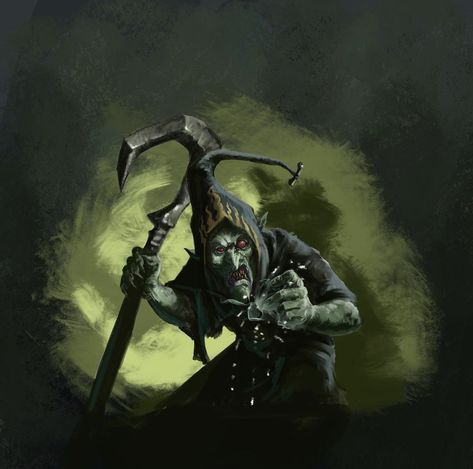 Goblin Shaman, Goblin Character, David Gallagher, Night Goblin, Warhammer Fantasy, Quick Sketch, Dungeon Master, Card Illustration, Card Art