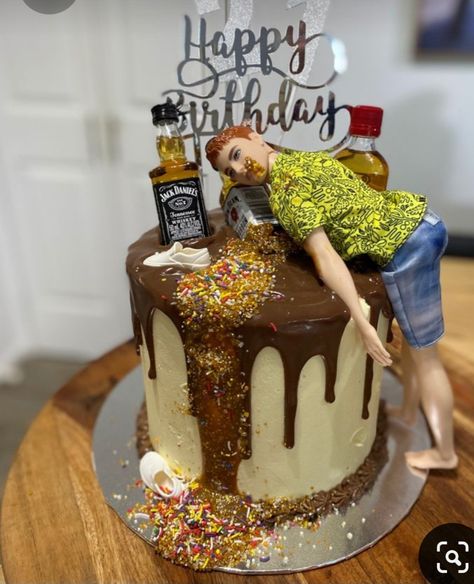 Dirty Thirty Cake For Men, 29th Birthday Cakes For Him, 29 Birthday Cakes For Him, Happy Birthday Jack Daniels, Dirty Thirty Cake, 29th Birthday Cakes, Cake For Men, Birthday Cake For Husband, Cake For Husband