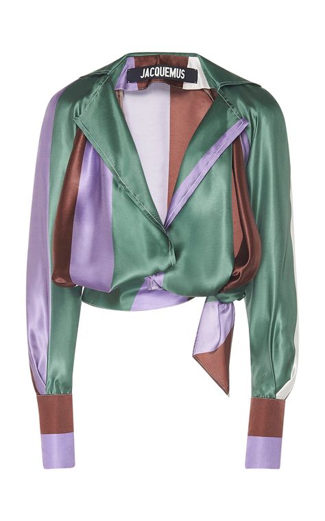 Jacquemus Fashion, Satin Top, Kpop Fashion Outfits, Fashion Design Clothes, Looks Style, Fashion Sketches, Moda Operandi, Classy Outfits, Fashion Collection