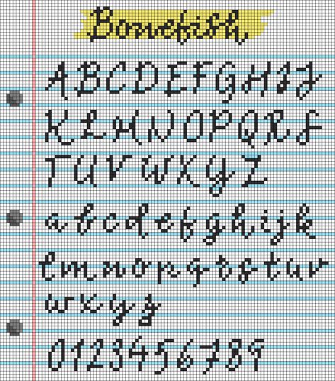 Perler Bead Letter Keychain, Cursive Pixel Letters, Alphabet Grid Letters, Cross Stitch Font Patterns, Knitting Letters Pattern Alphabet Charts, Alpha Patterns Letters, Alpha Pattern Alphabet, Pixel Letters Alphabet, Pixel Art Font