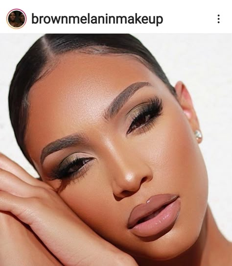 Genz Makeup, Wedding Makeup For Black Women, Glam Wedding Makeup, Makeup For Black Skin, Brown Skin Makeup, Glam Makeup Look, Face Beat, Glamour Makeup, Makeup Blush