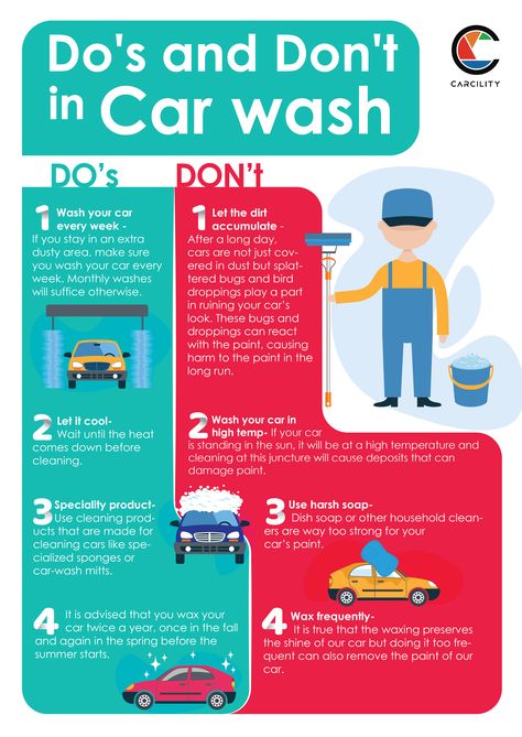 No matter how well-maintained your car’s interiors and engine are, if it looks dirty from the outside – people tend to downplay its value. Also, if you only clean your car when dirt accumulates, the shiny coat of paint will make way to ungainly spots. So, what to do? Let us list the do’s and don’ts!  #carwash #carcare #carlove Car Wash Tips, Car Cleaning Kit, Car Wash Business, Car Wash Soap, Car Wash Services, Service Car, Car Care Tips, Dubai Cars, Top Car