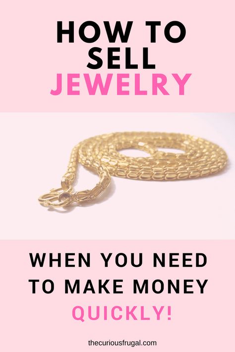 Sell Jewelry, Silver Jewelry Diy, Where To Sell, Silver Jewelry Earrings, Need Money, Sell Gold, Diy Schmuck, Jewelry Business, Frugal Living