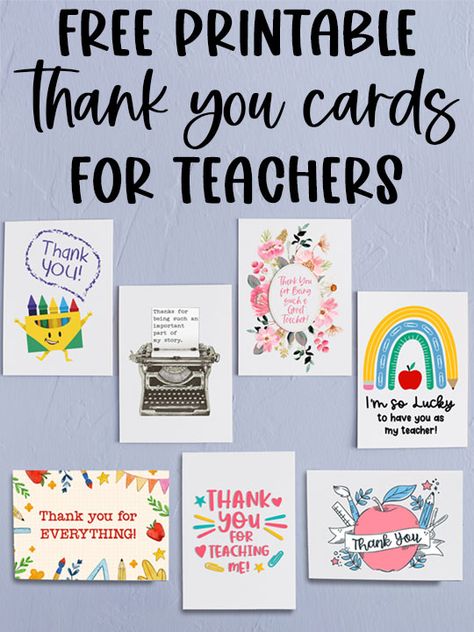 End Of Year Teacher Thank You, Printable Cards For Teachers, Teachers Day Card Template Printable, Teachers Day Card Printables Free, Printable Teachers Day Card, Printable Thank You Cards For Teachers, Happy Teachers Day Ideas, Teachers Day Printables, Teacher Day Gifts Ideas Schools