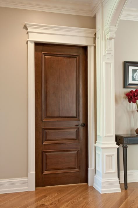 Doors And Trim, Trim Ideas, Trim Work, Door Trim, Wood Trim, Crown Molding, Interior Trim, Interior Door, Doors And Windows